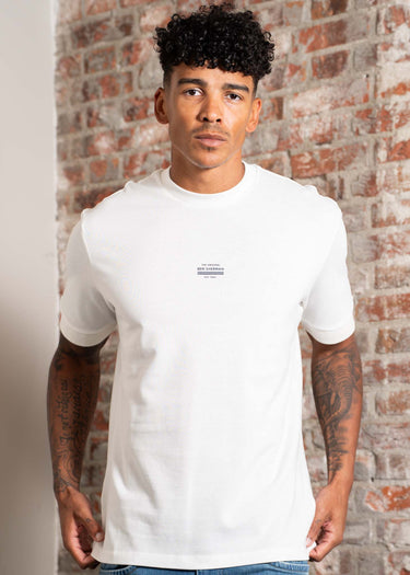 Ben Sherman T-shirts Tipped pique tee - snow white