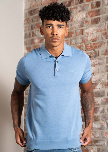 Ben Sherman Polo's Signature ss polo - glacier