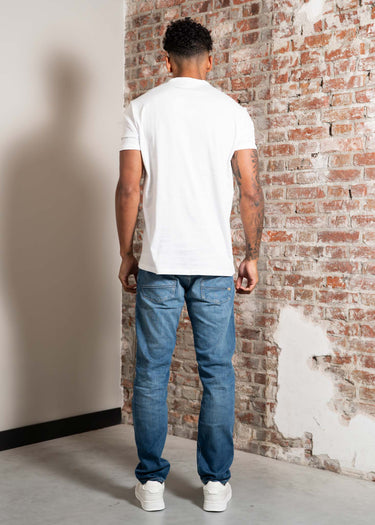 Armani Exchange T-shirts Diagonal logo t-shirt - white