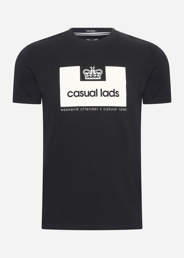 Casual Lads T-shirts Casual Lads t-shirt - black (test)