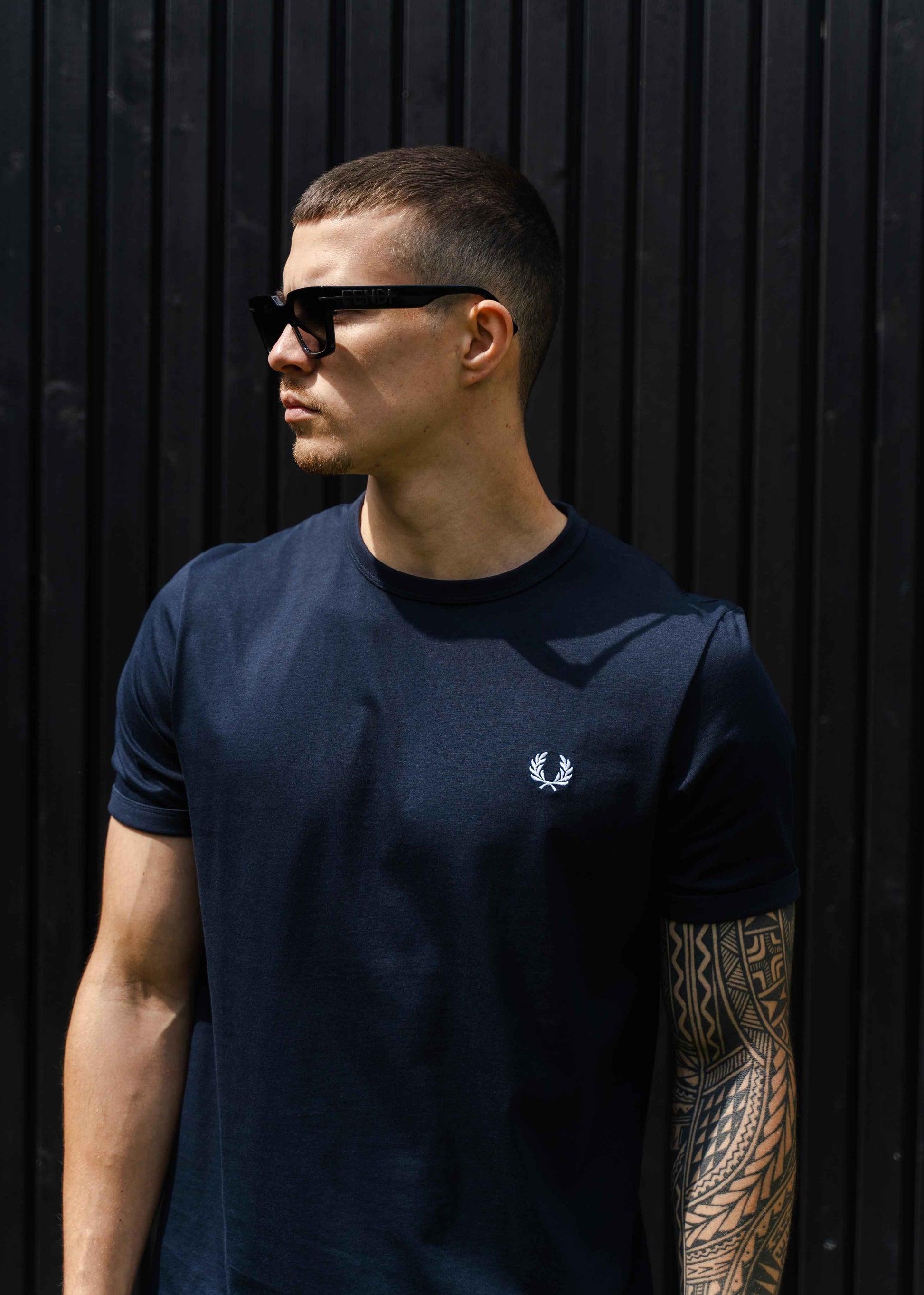 Fred Perry T-shirts  Ringer t-shirt - navy 