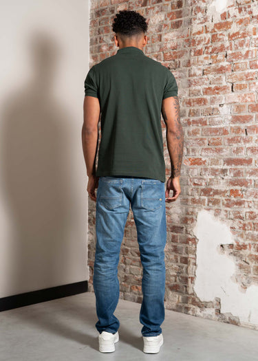 Fred Perry Polo's The fred perry polo shirt- court green honeycomb