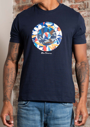 Ben Sherman T-shirts Tropical target - dark navy