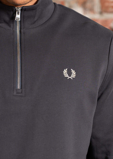 Fred Perry Truien Half zip sweat-shirt - Anchor Grey Oatmeal