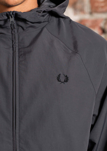 Fred Perry Jassen Hooded shell jacket - anchor grey
