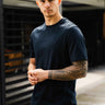 Lyle & Scott T-shirts  Tonal eagle t-shirt - dark navy 