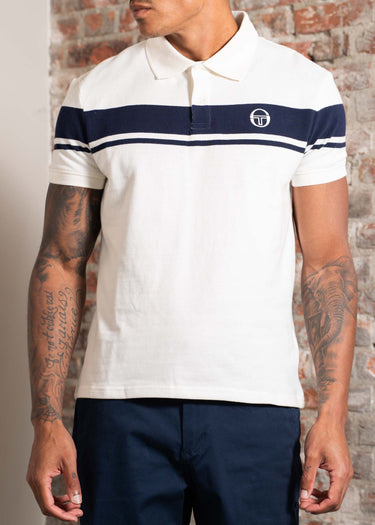 Sergio Tacchini Polo's Young line polo - gardenia maritime blue