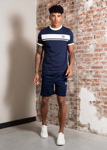 Sergio Tacchini Korte Broeken Pietrapertosa - maritime blue gardenia