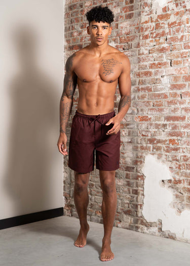 Fred Perry Zwembroeken Classic swimshort - oxblood