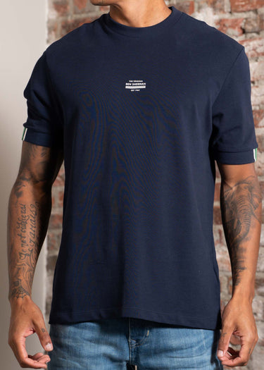 Ben Sherman T-shirts Tipped pique tee - dark navy