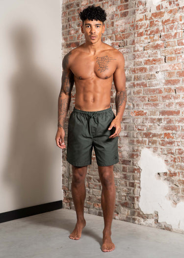 Fred Perry Zwembroeken Classic swimshort - court green