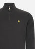 Lyle & Scott Truien  Interlock quarter zip - jet black 