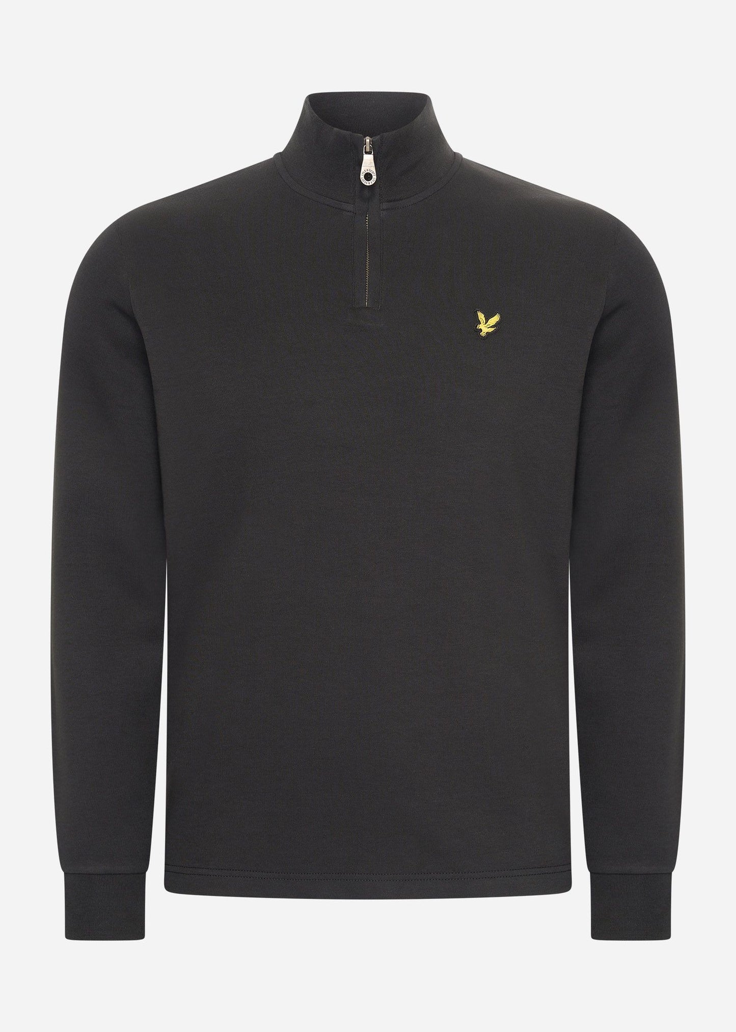 Lyle & Scott Truien  Interlock quarter zip - jet black 