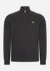 Lyle & Scott Truien  Interlock quarter zip - jet black 