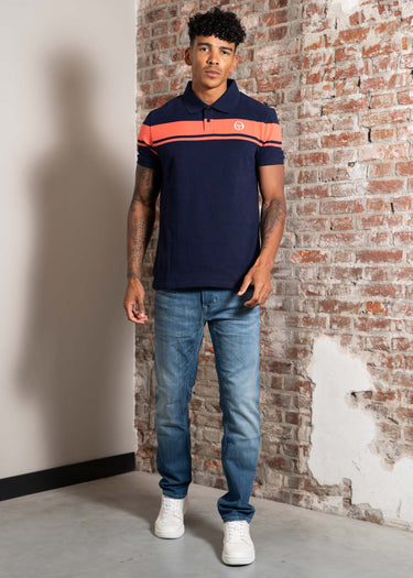 Sergio Tacchini Polo's Young line polo - maritime blue dubarry