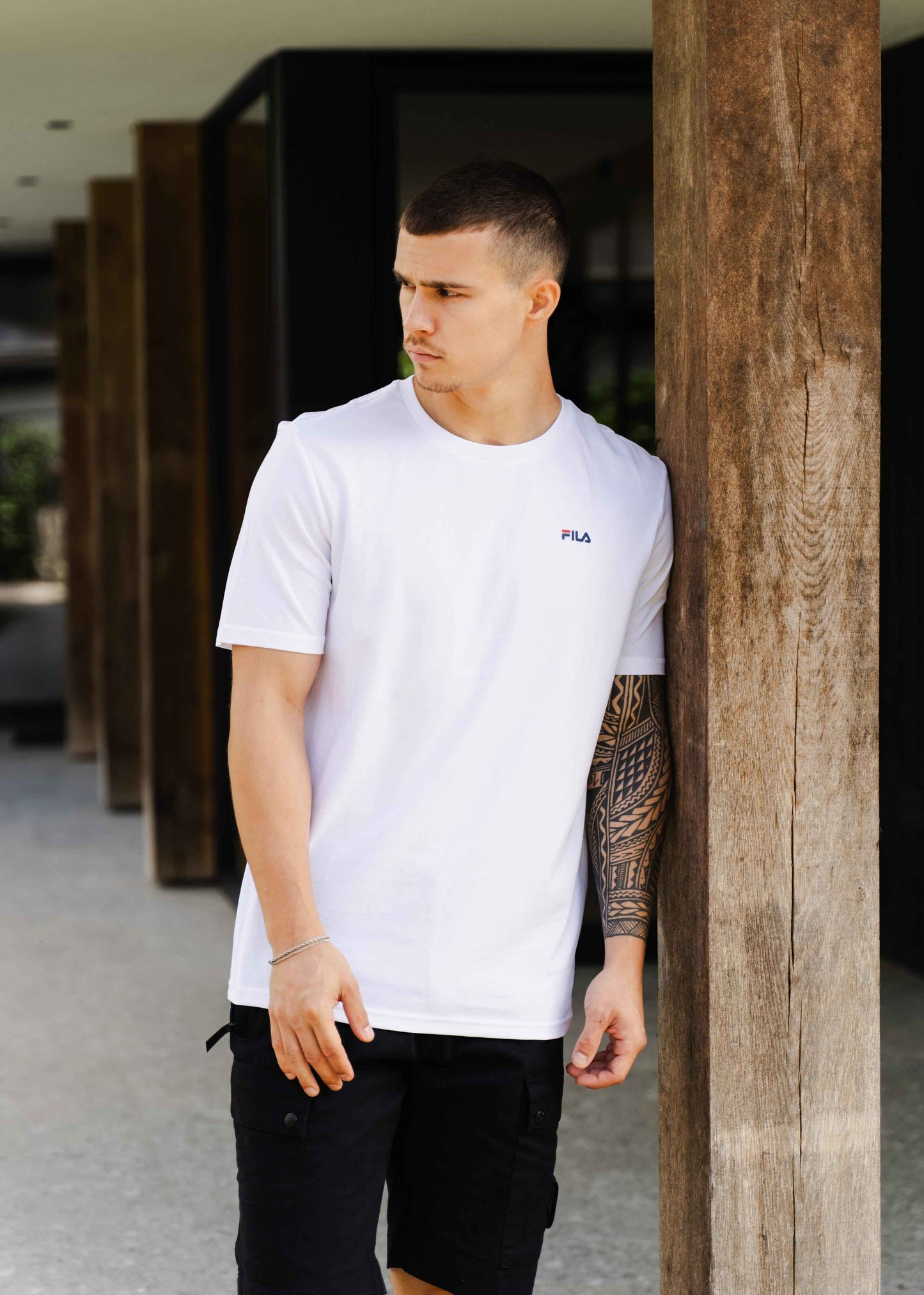 Fila T-shirts  Brod tee 2 pack - bright white 