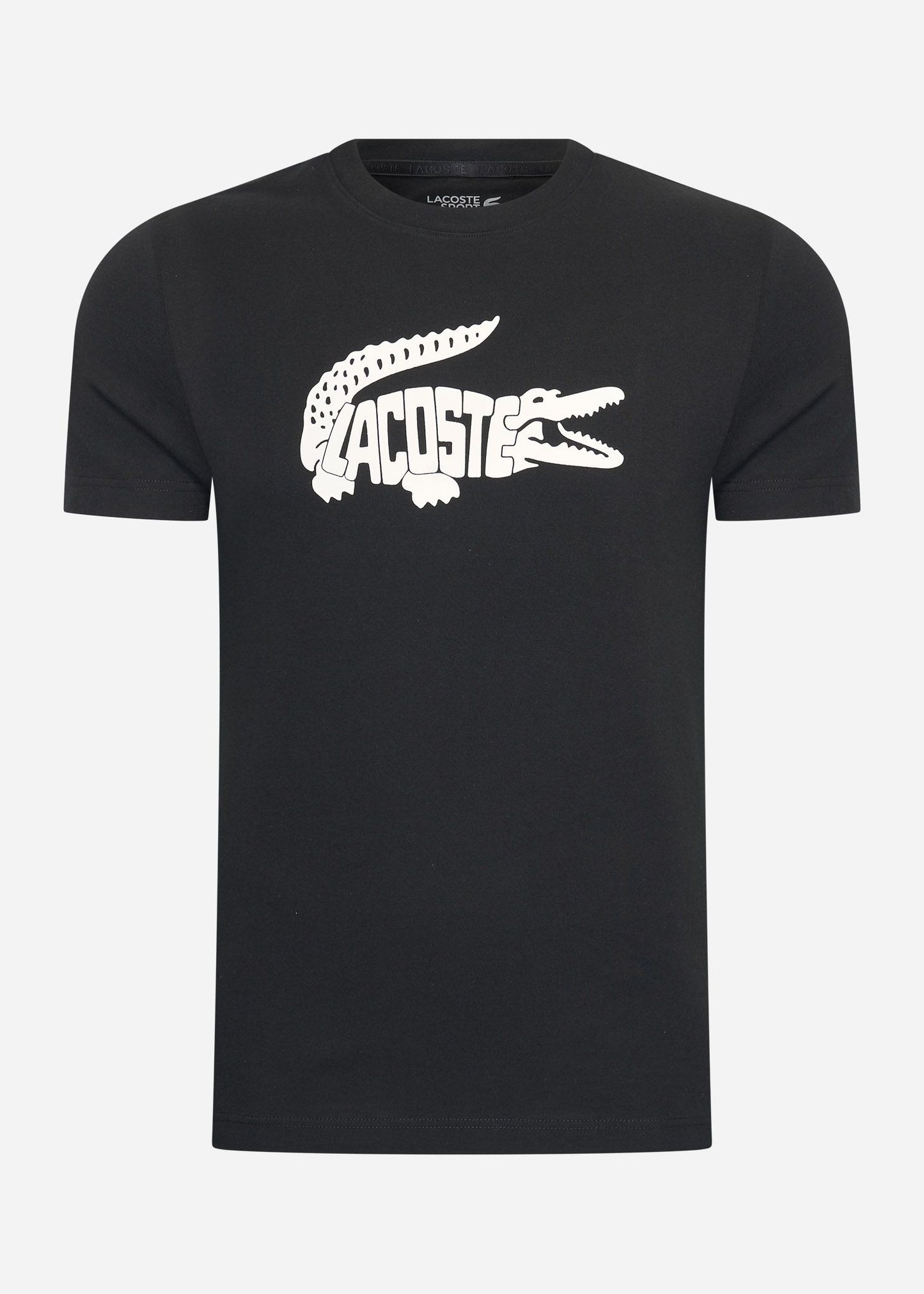 Lacoste T-shirts  Tee logo - black white 