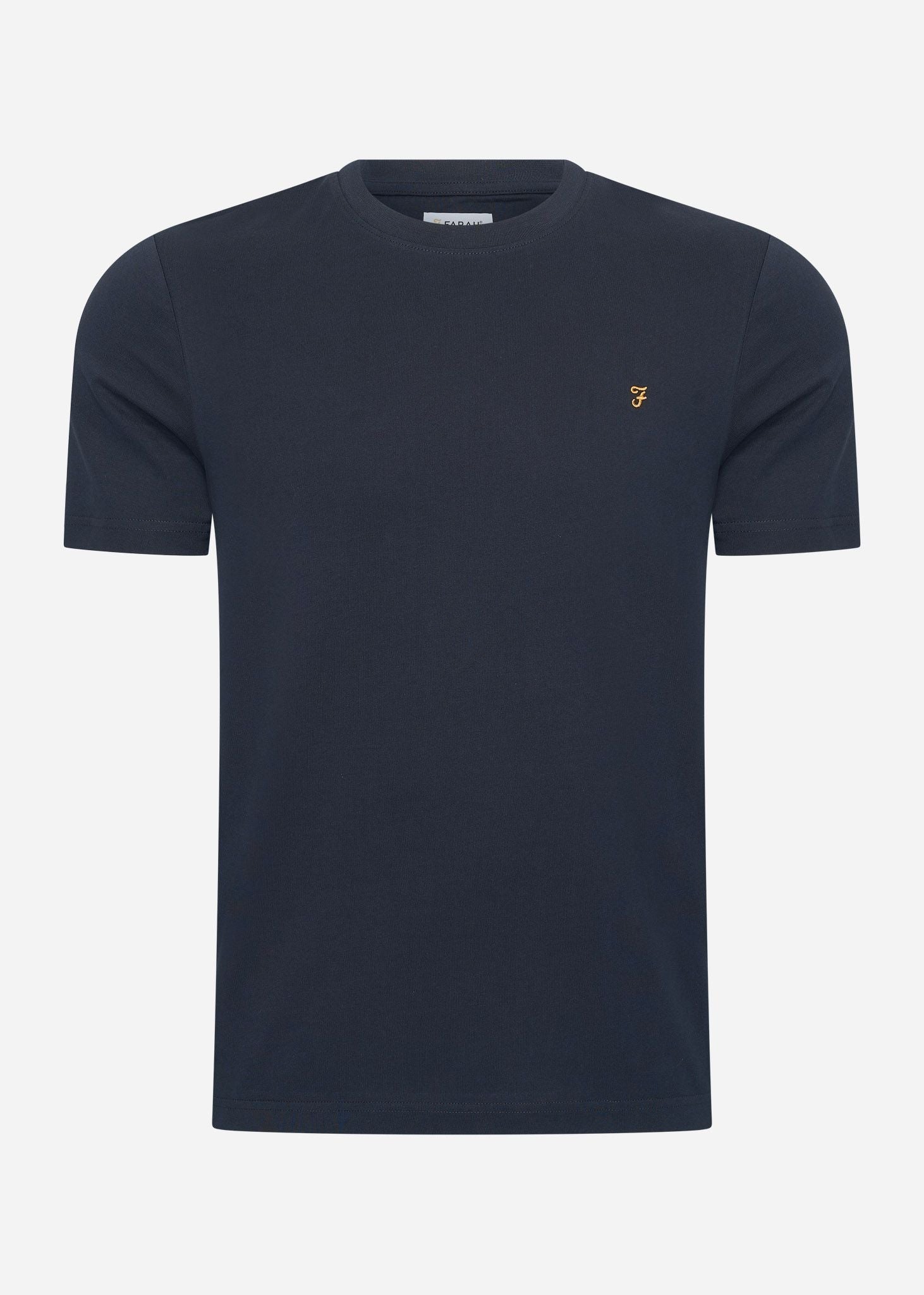 Farah T-shirts  Danny reg tee - true navy 