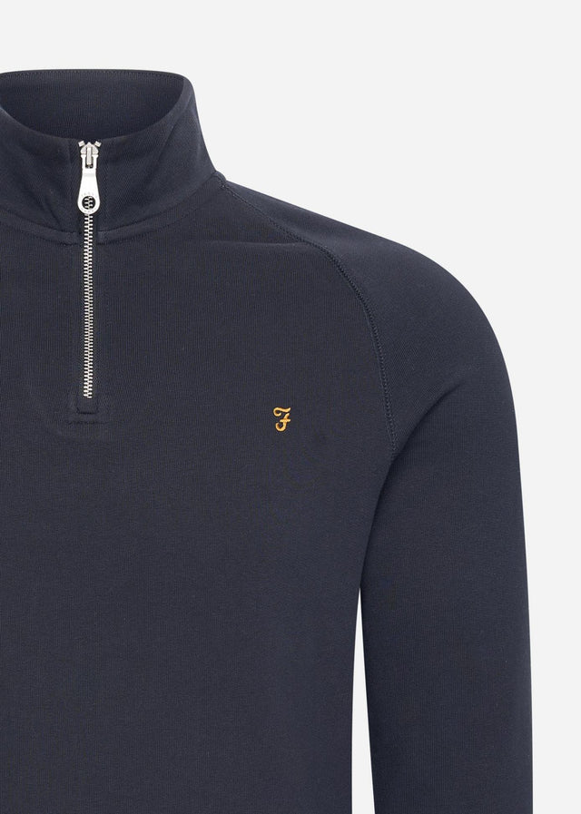 Farah Pullover  Sweatshirt jim 1/4 zip - true navy 