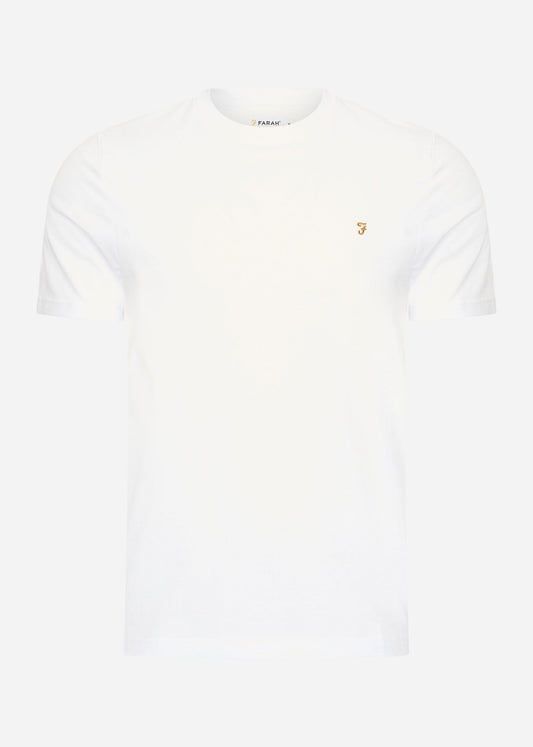 Farah T-shirts  Danny reg tee - white 