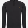 Farah Truien  Sweatshirt jim 1/4 zip - black 