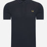 Fred Perry Polo's  Plain fred perry shirt - navy honeycomb 