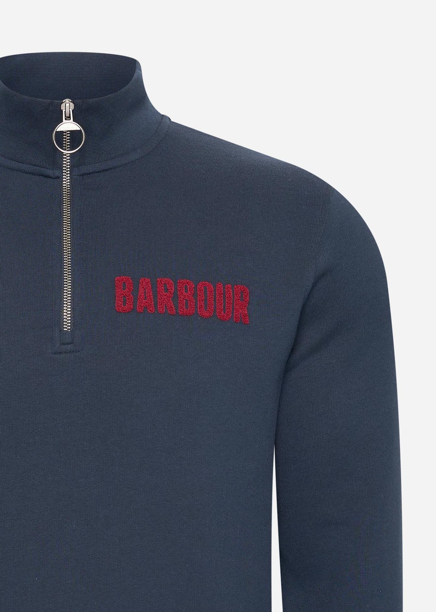 Barbour Truien  Cotes half zip sweatshirt - navy 