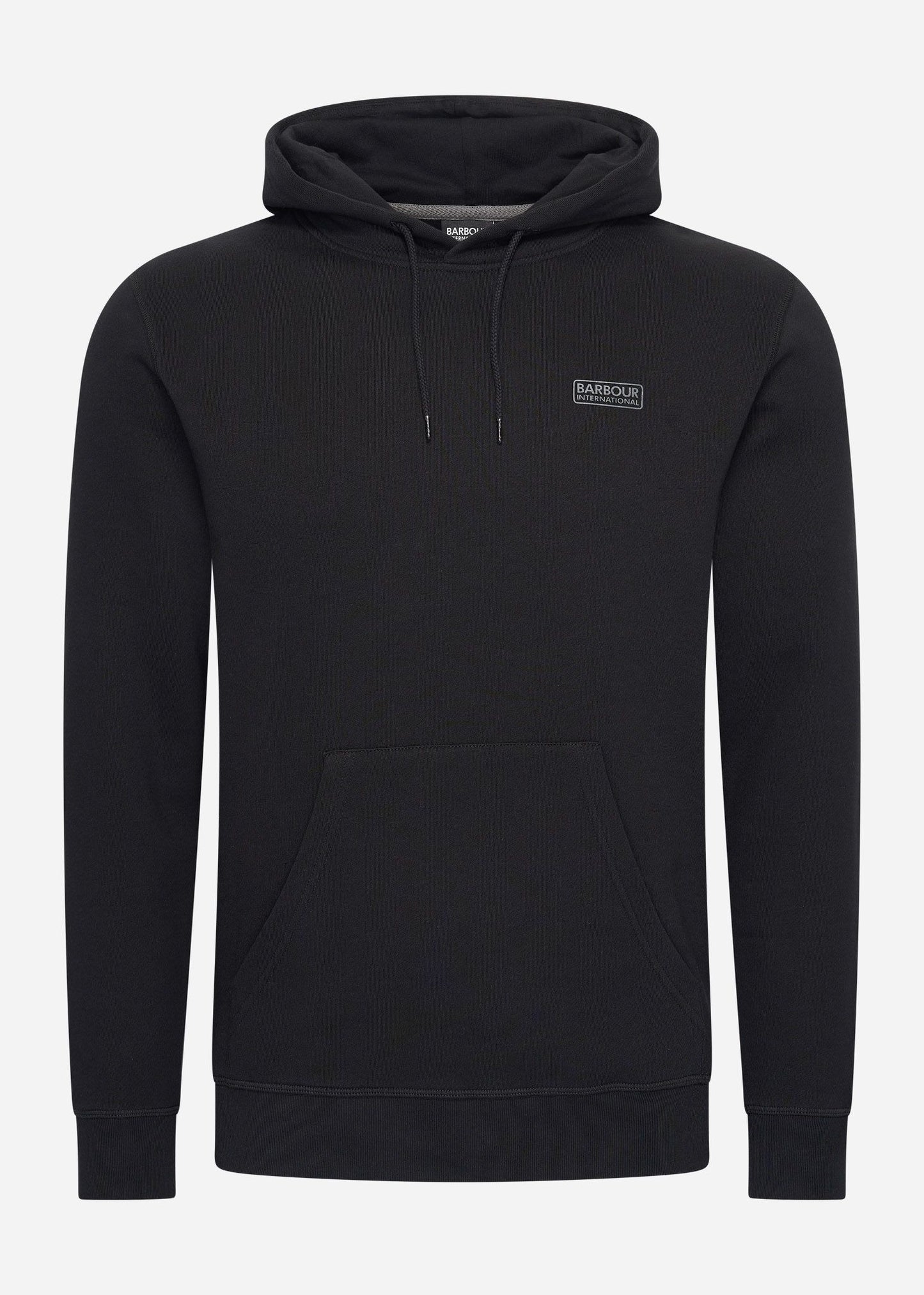 Barbour International Truien  Small logo hoodie - black pewter 