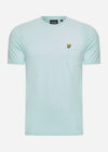 Lyle & Scott T-shirts  Pocket t-shirt - clear sky 