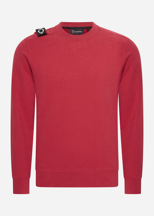 MA.Strum Truien  Core crew sweatshirt - carmine red 