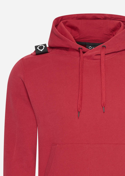 MA.Strum Hoodies  Core overhead hoody - carmine red 