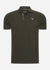 Barbour Polo's  Tartan pique polo shirt - forest green 