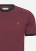 Farah T-shirts  Groves reg ringer - farah-red 