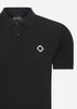 MA.Strum Polo's  SS pique polo - jet black 