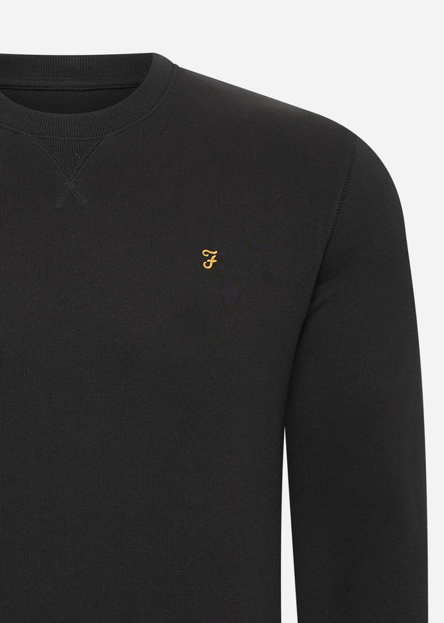 Farah Pullover  Sweatshirt tim new crew - black 