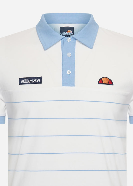 Ellesse Polo's  Tor polo - white light blue 