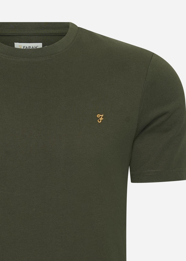 Farah T-Shirts  Danny reg tee - evergreen 