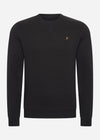 Farah Truien  Sweatshirt tim new crew - black 