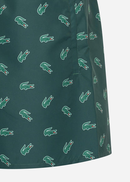 Lacoste Zwembroeken  Swimming trunks all over print - sinople multico 