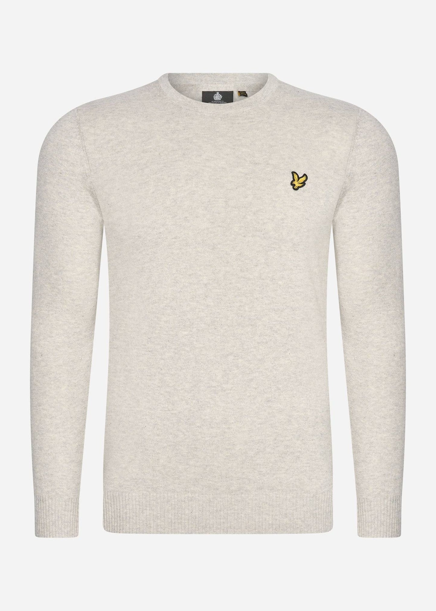 Lyle & Scott Truien  Cotton merino crew neck jumper - light grey marl 