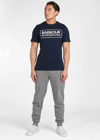 Barbour International T-shirts  Essential large logo tee - international navy 