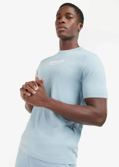 Barbour International T-shirts  Formula tee - powder blue 