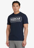 Barbour International T-shirts  Essential large logo tee - international navy 