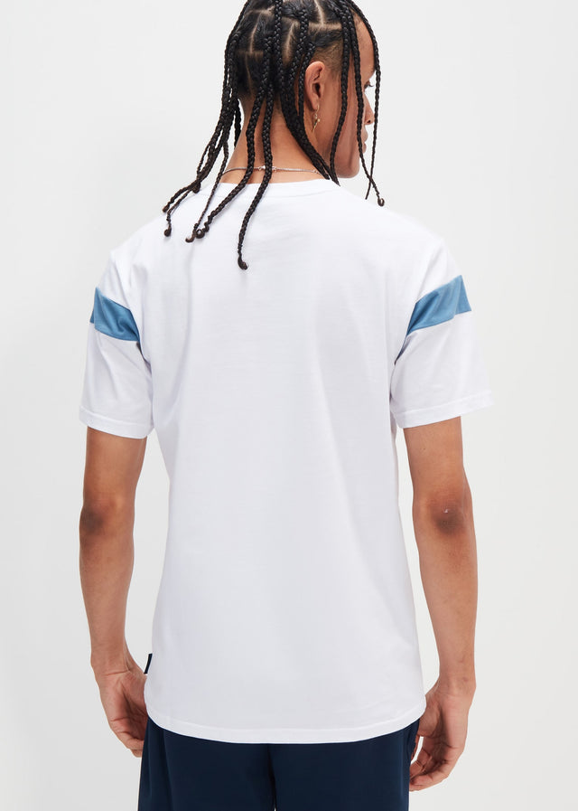 Ellesse T-Shirts  Caserio t-shirt - white light blue 