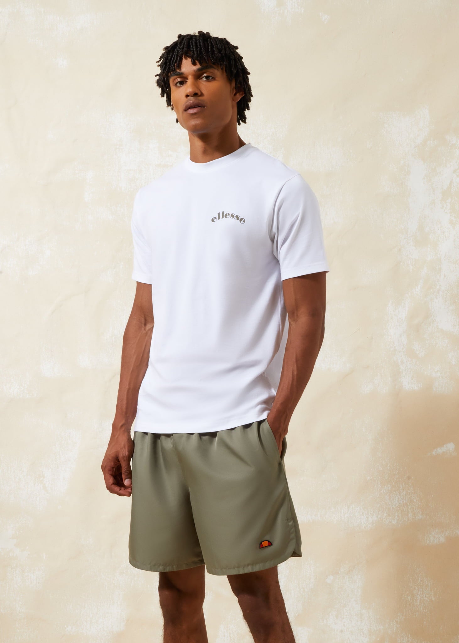 Ellesse T-shirts Courtside club tee - white