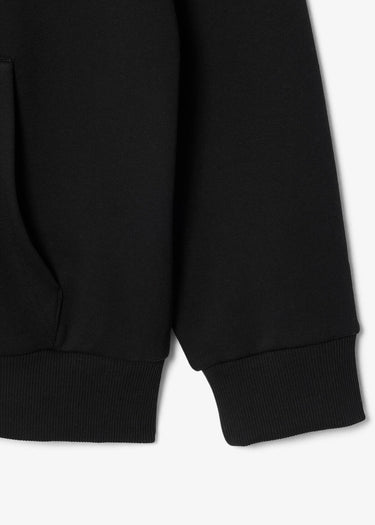 Lacoste Hoodies Fleece zipped front hoodie - black
