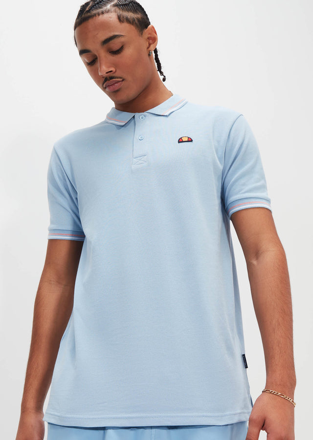 Ellesse Poloshirts  Rooks polo - light blue light pink white 