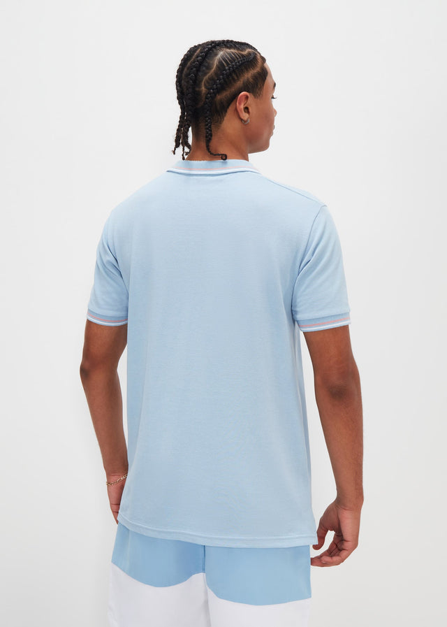 Ellesse Poloshirts  Rooks polo - light blue light pink white 