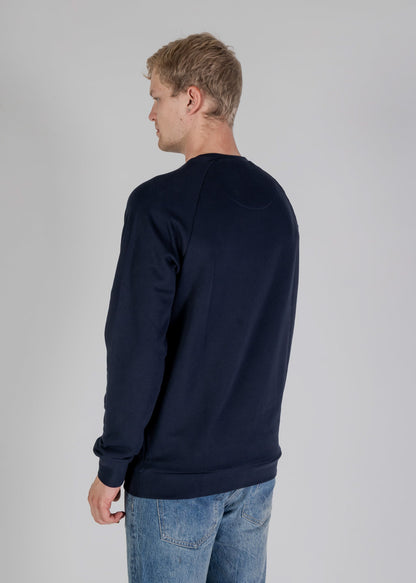 Aquascutum Truien Active patch crewneck - navy