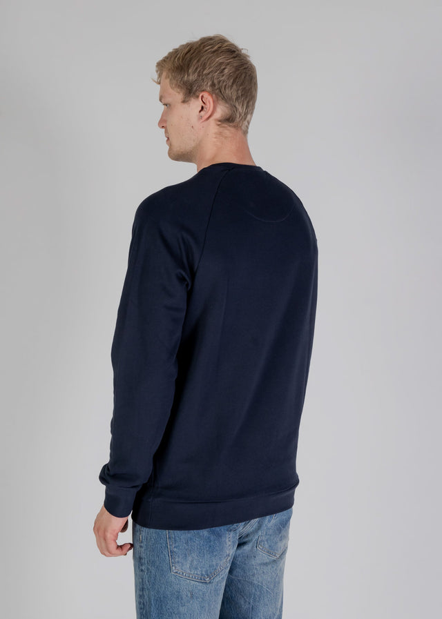 Aquascutum Pullover Active patch crewneck - navy